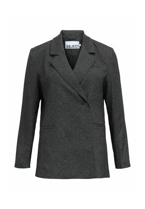 Object, BLAZER DOUBLE-BREASTED - Manteau court - black