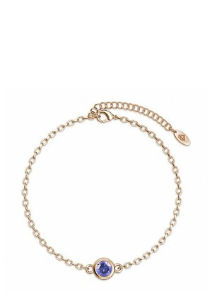 BIRTH STONE -ET CRISTAL - Bracelet - or rosé violet