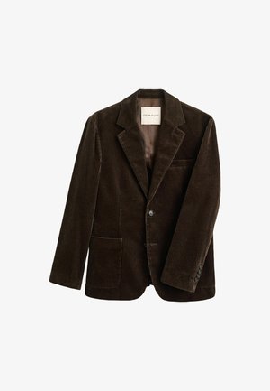 GANT, GANT CORDUROY SUIT JACKET - Blazerjasje - black brown