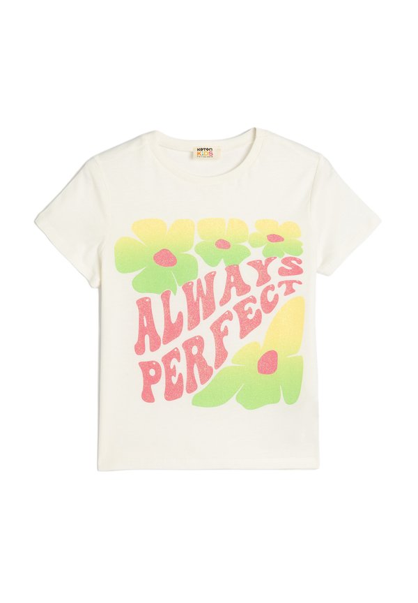 T-Shirt print - beige