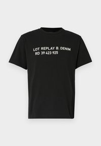 T-shirts med print - black
