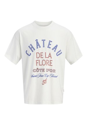 Jack & Jones, JORMENTON TYPO - Camiseta estampada - snow white
