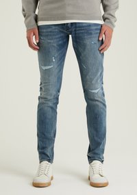 CHASIN' - EGO ETRINE - Slim fit jeans - blue Miniatuurafbeelding 1