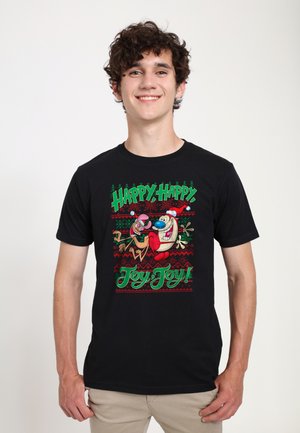 Henry Tiger THE REN STIMPY SHOW  CHRISTMAS - T-shirt z nadrukiem