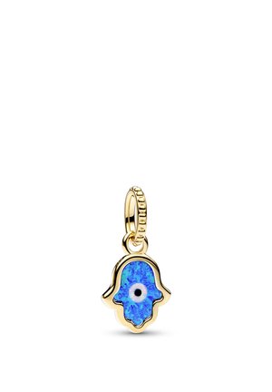 HAMSA HAND DANGLE  - Charm - gold plated