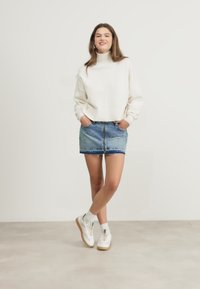Tommy Jeans SOPHIE ZIP SKIRT  - Mini krilo - denim medium