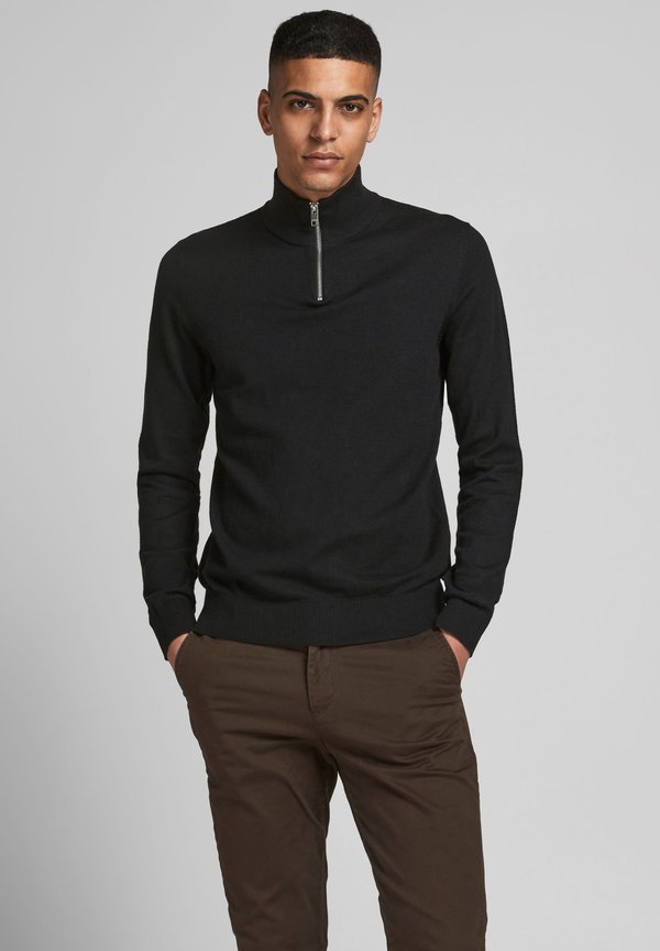 JJEEMIL HALF ZIP - Strickpullover