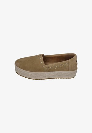 TOMS, Espadrilles - toffee suede studs