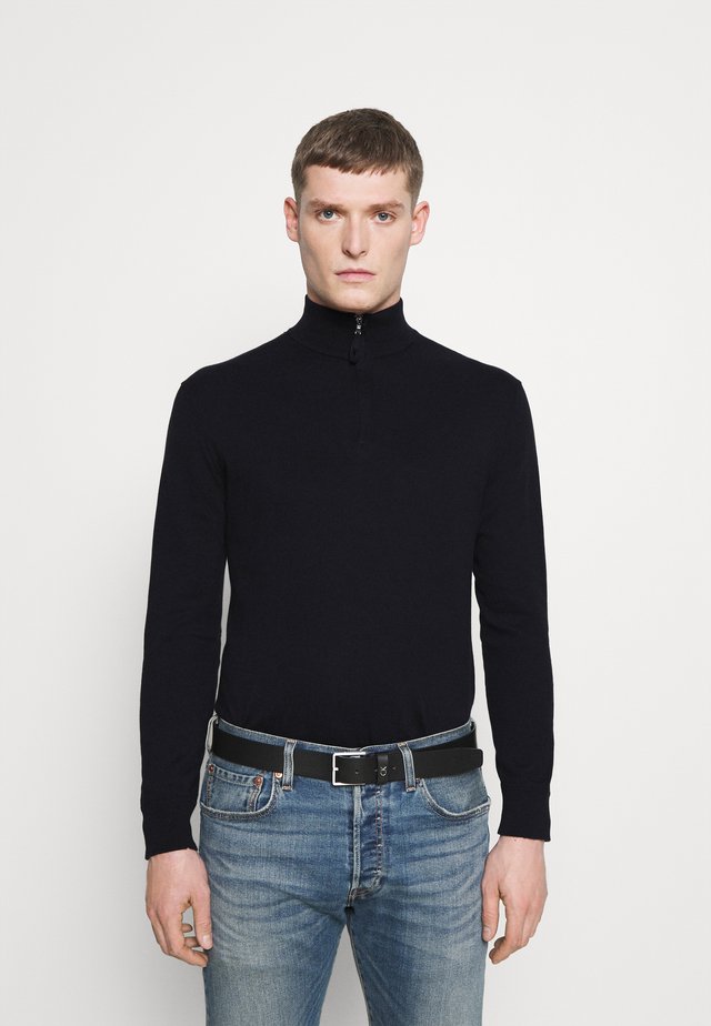 ZIP - Strickpullover - black