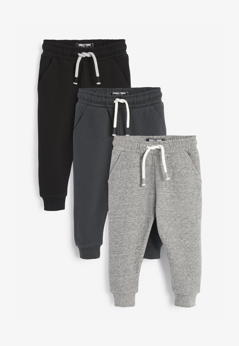 Next 3 PACK SOFT TOUCH - Tepláky - black