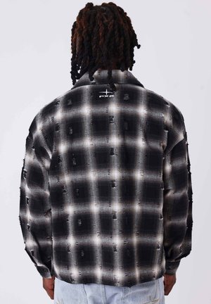 Project X Paris, CHEMISE MANCHE LONGUE À CARREAUX - Chemise - noir