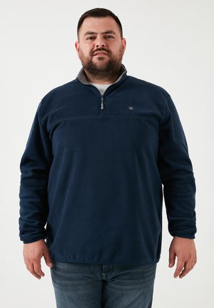 PLUS SIZE - Fleece jumper - dark blue