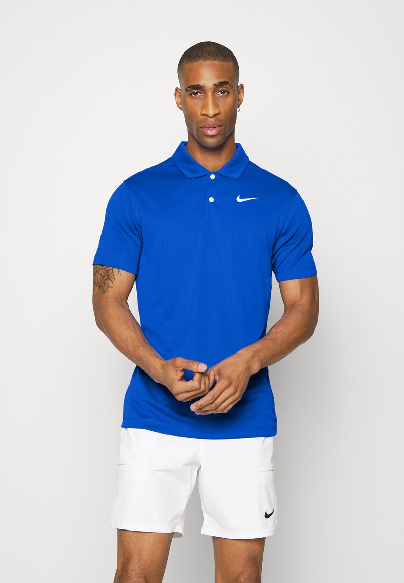 Nike Performance SOLID - Polo - game royal/white