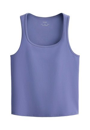 OYSHO, EVERMOVE SQUARE-NECK TANK TOP - Haut - blueberry