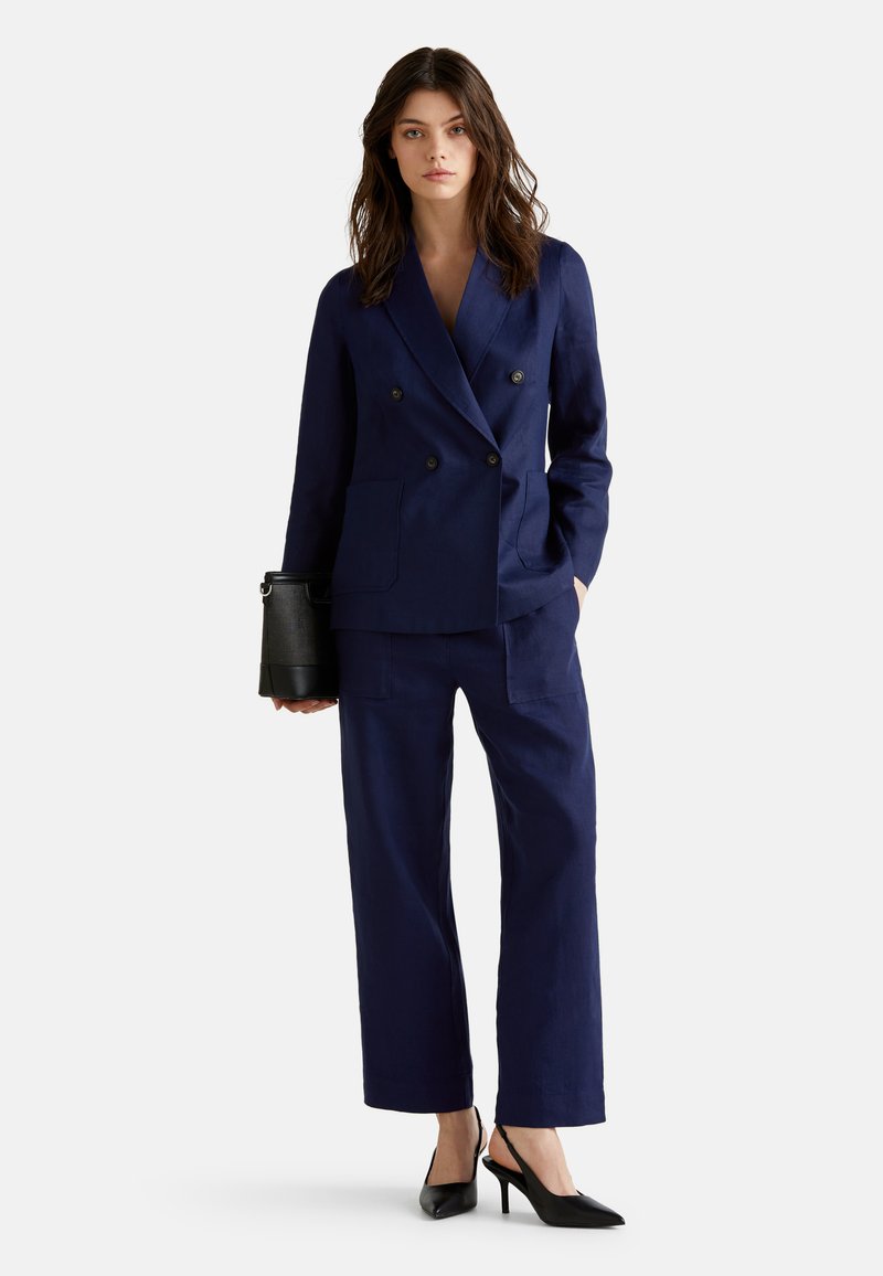 Benetton France United Colors Of Benetton Pantalon Classique - Dark Grey/gris Foncé - (Seconde Main United Colors Of Benetton Enfant