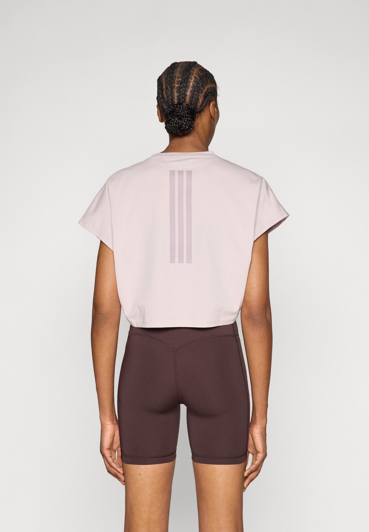 POWER WORKOUT CROPPED BOXY 3 STRIPES