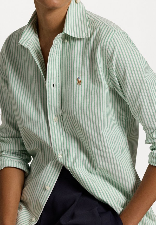 STRETCH SLIM FIT STRIPED OXFORD SHIRT - Button-down blouse3