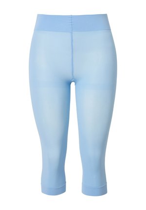Ulla Popken, STRUMPF-CAPRI, 80 DEN, BLICKDICHT - Leggings - Stockings - light blue