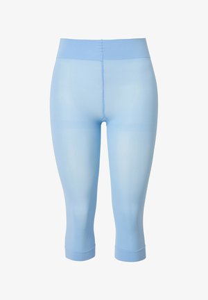 Ulla Popken, STRUMPF-CAPRI, 80 DEN, BLICKDICHT - Leggings - Stockings - light blue