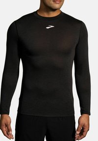 Brooks HIGH POINT - Langarmshirt - black