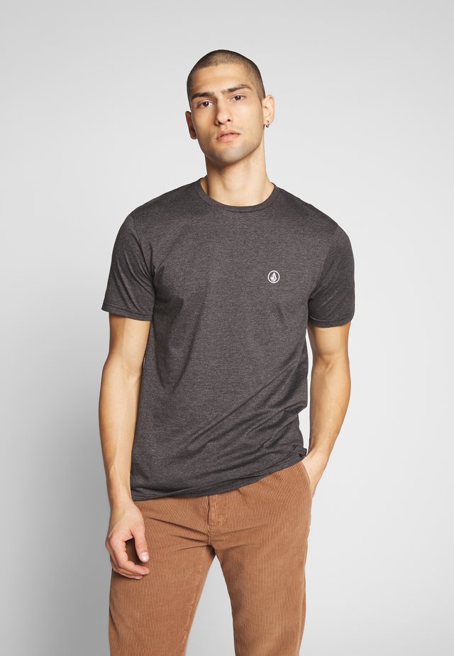 CIRCLE BLANKS HTH SS - T-shirt basic - anthracite