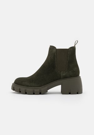 Boots à talons - mottled olive
