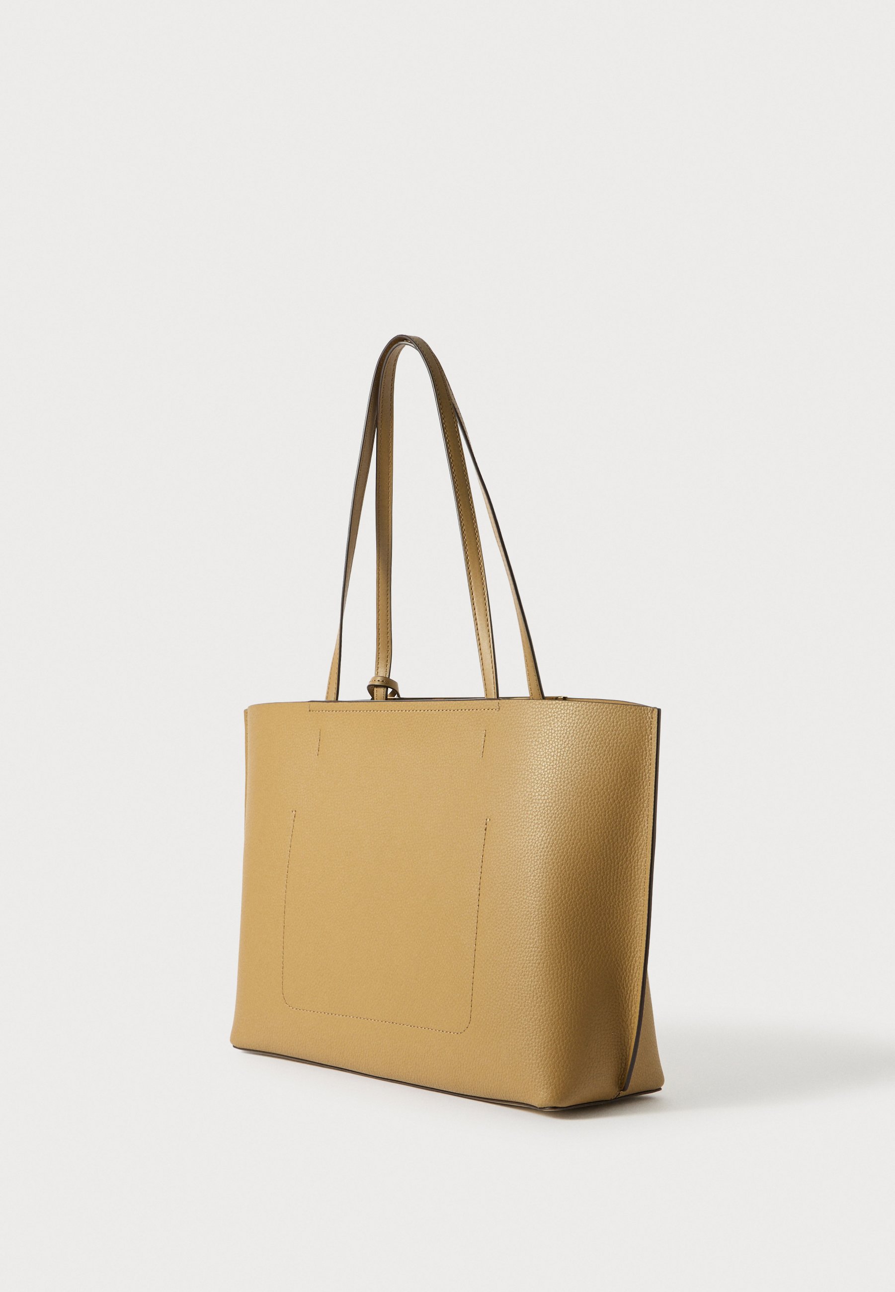 バッグ Y2K leather hand bag gold l key tote MICHAEL Michael Kors EVELYN - Handbag - husk/camel - Zalando.co.uk