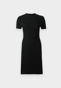 SAREPLYK - Stickad klänning - black