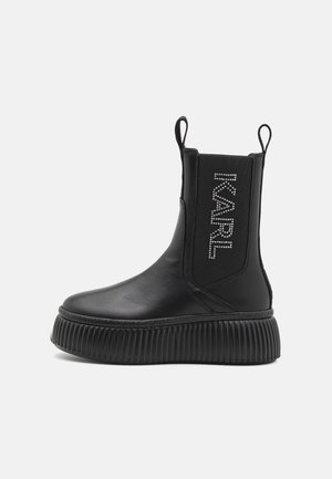 KREEPER LONG GORE - Platform ankle boots - black