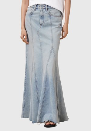 AllSaints ALMA  - Maxi skirt - blue