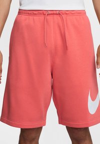 CLUB - Tracksuit bottoms - magic ember magic ember white