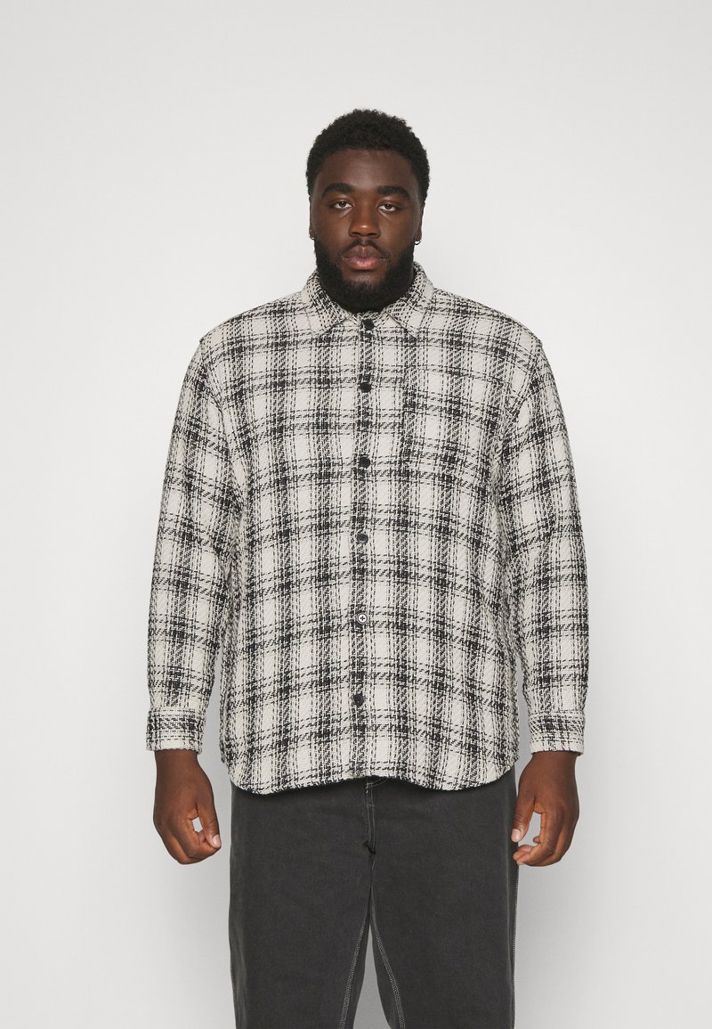 Tom Tailor Denim Relaxed fit overhemdjack met wol in zwart online kopen