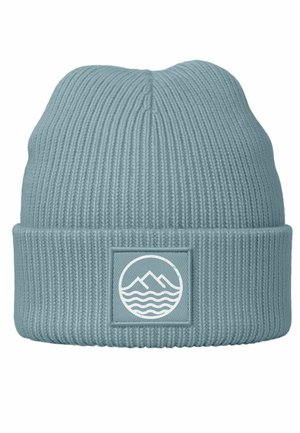 MIT AUFDRUCK OUTDOOR LOGO PRINT BERGE MEER - Beanie - dusty blue