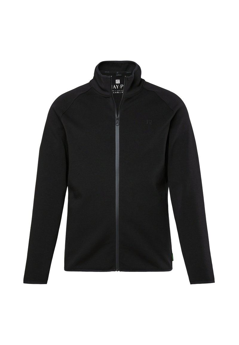 JP1880 STEHKRAGEN Felpa con zip black/nero