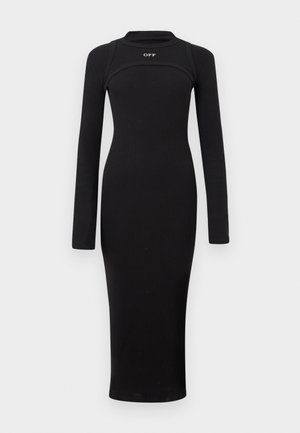 STAMP ROUND LONG - Φόρεμα ημέρας - black