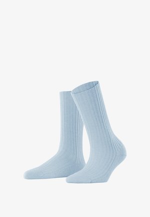 FALKE COSY WOOL BOOT - Socks - light blue