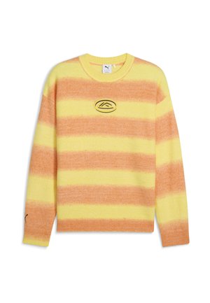 STRIPED - Trui - orange glo