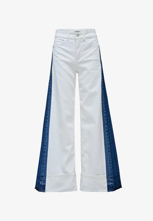 Salsa Jeans FAITH PUSH IN WIDE - Vaqueros a campana - weiß