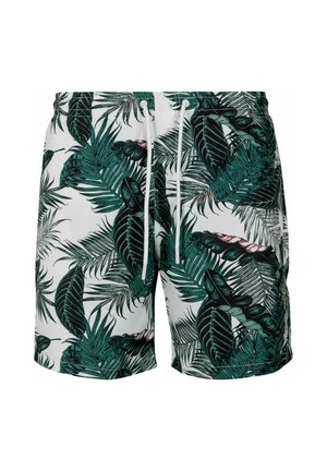 Urban Classics, B T PATTERN - Badeshorts - palm leaves