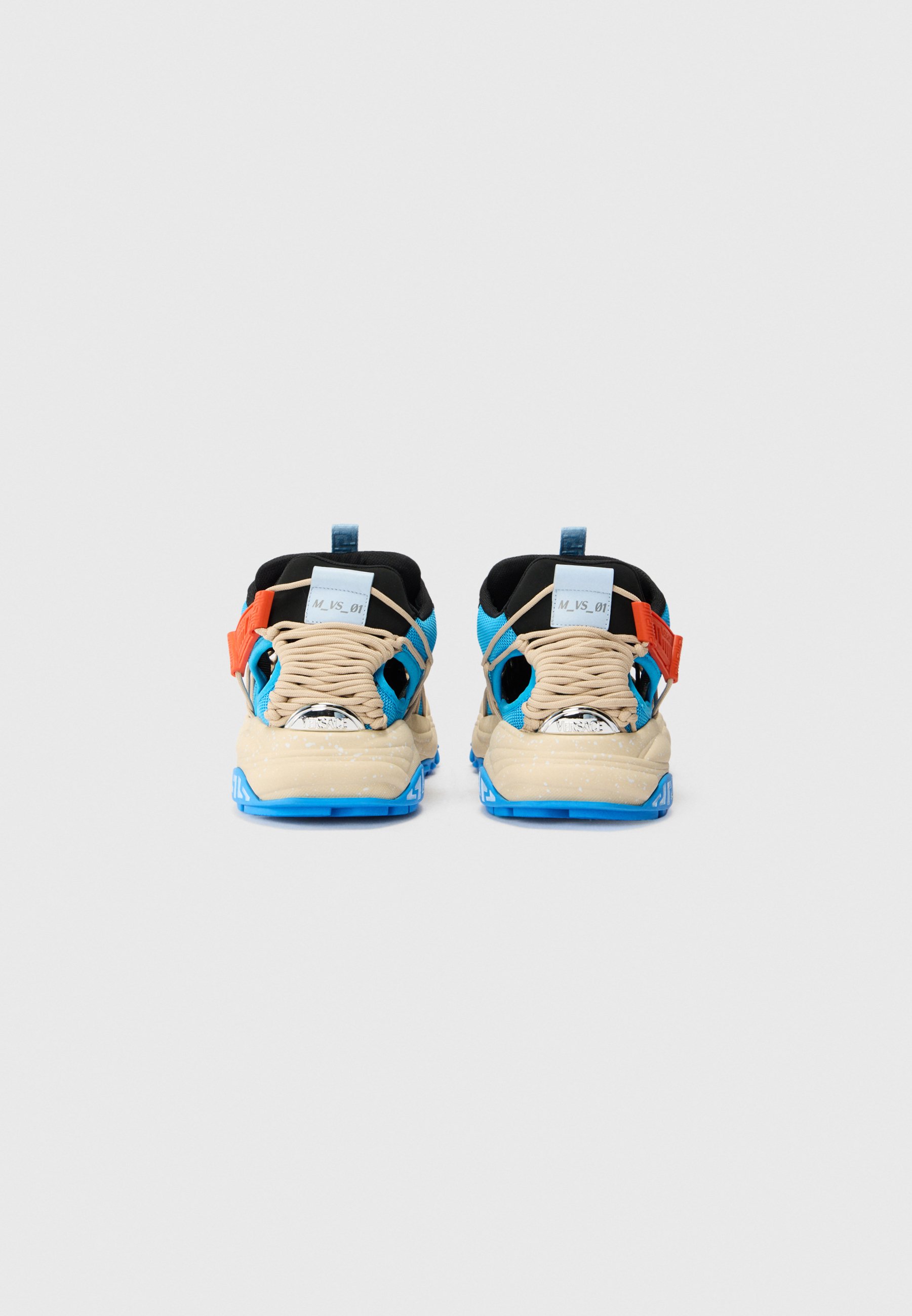 Versace Sneakers low - sand/black/blue hydrangea/ski diver/bej