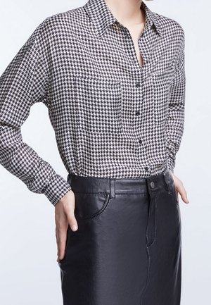 Button-down blouse - multi-coloured