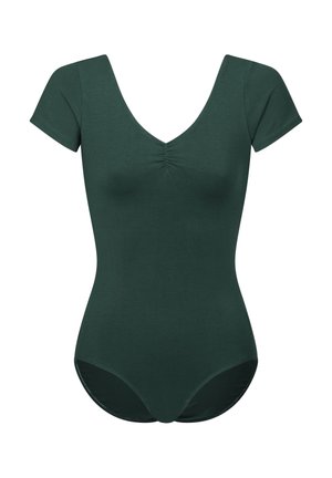 Tanzmuster BALLETT TRIKOT FENJA KURZARM - Leotard - dunkelgrün