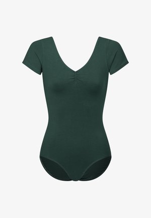 Tanzmuster BALLETT TRIKOT FENJA KURZARM - Leotard - dunkelgrün
