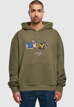 UPSCALE BY MISTER BRKLYN - Sweat à capuche - olive