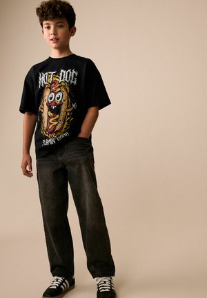 Next, SHORT SLEEVE GRAPHIC - T-shirts print - black hot dog