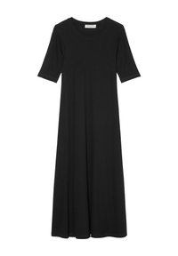 Marc O'Polo WIDE SEAM ROUND-NECK SHORT SLEEVE - Haljina od žerseja - black