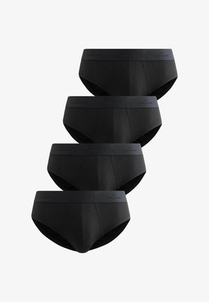 Next, REGULAR FIT - SIGNATURE BRIEFS 4PACK - Slip - black tencel™ lyocell