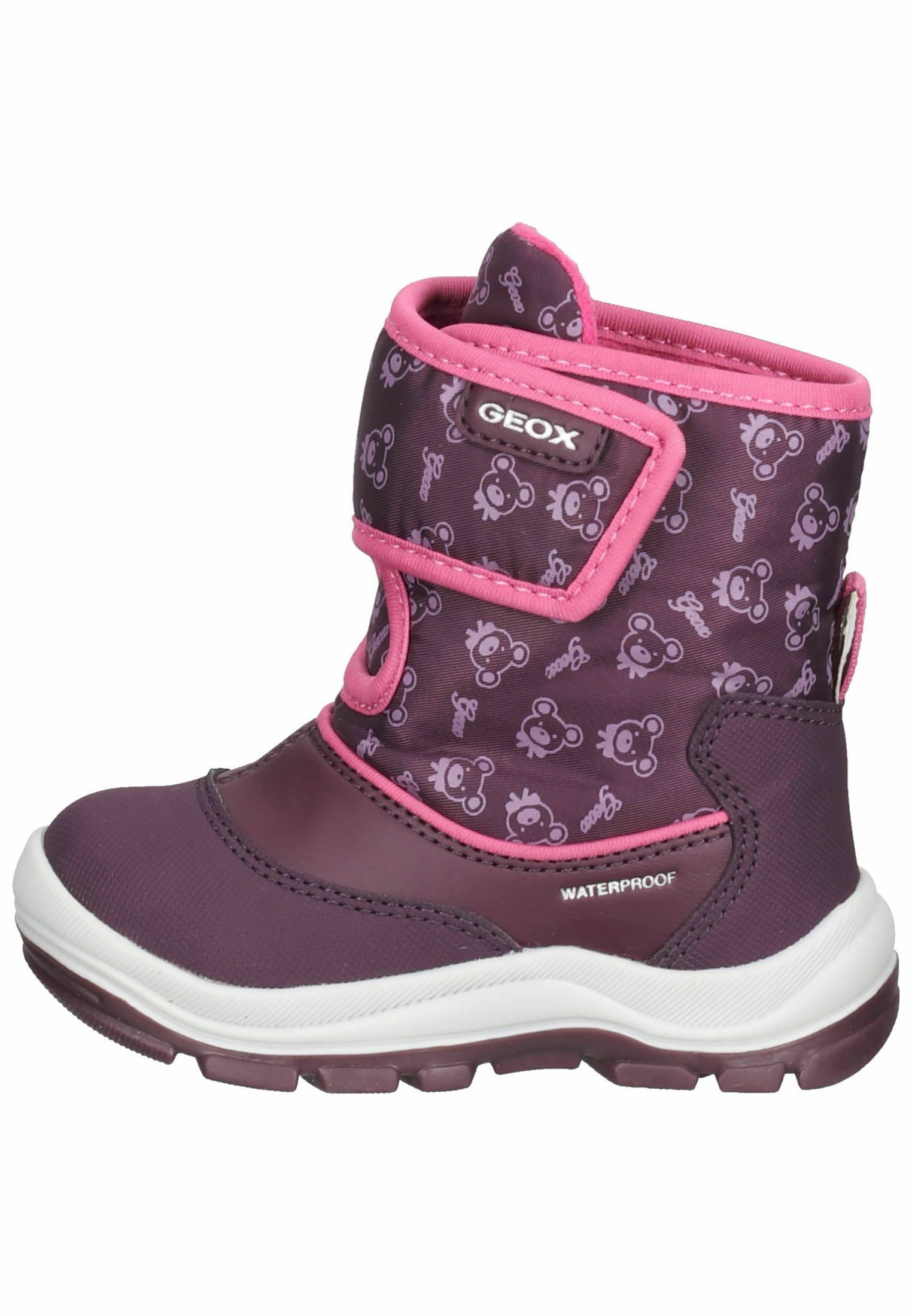 Geox Winter boots - prune/dark fuchsia 