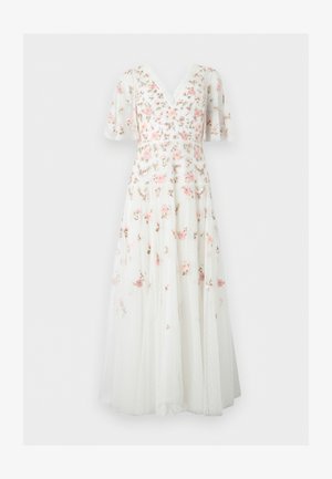 Needle & Thread, MAYFLOWER DITSY V NECK CAPE ANKLE GOWN - Vestito elegante - swan white