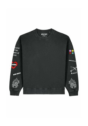TATTOO CRUSH UNISEX - Sweatshirt - washed black